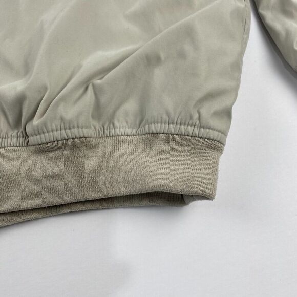 Vintage Izod Mens Golf Pullover Windbreaker Beige Size Large Outdoor Hiking‎ - Picture 9 of 15